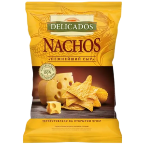 Delicados Чипсы кукурузные Nachos Нежнейший сыр, 150